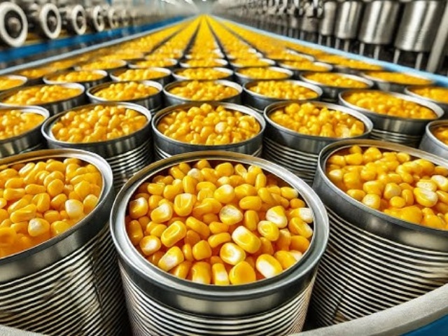 Golden Goodness in Every Kernel: Canned Sweet Corn in Mass Production Now!