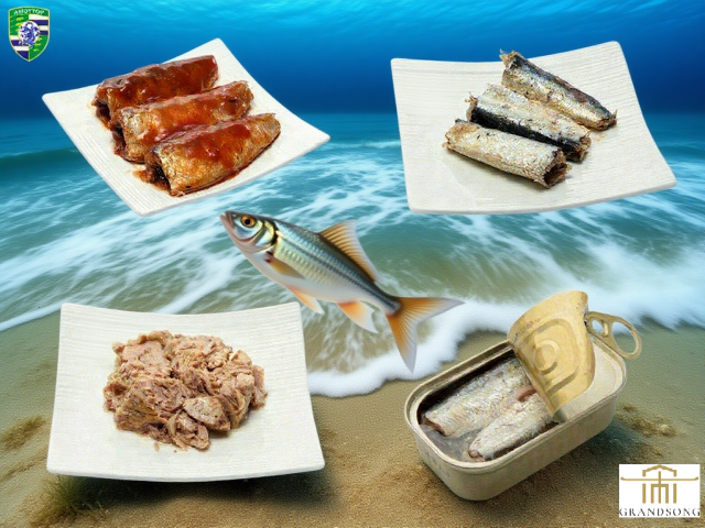 Canned seafood