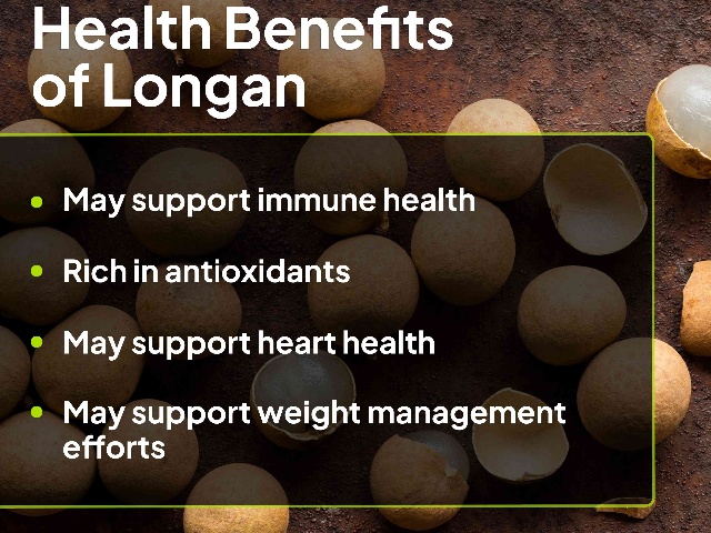 ¿Cuáles son los beneficios para la salud del longan?