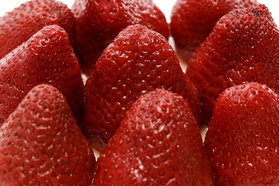 Canned Strawberries in Light Syrup