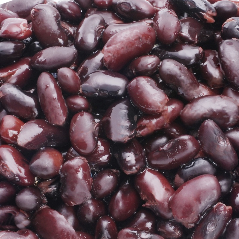 Guisantes negros enlatados