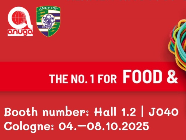 Carta de invitación - Únase a nosotros en ANUGA 2025 con Amoytop Foods Carta de invitación - Únase a nosotros en ANUGA 2025 con Amoytop Foods