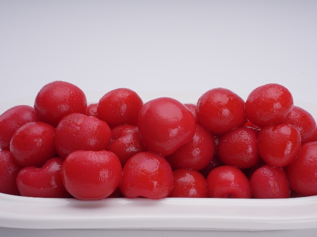 Canned cherries