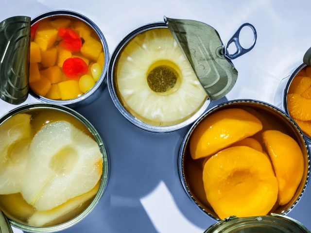 Saisonkalender für Obstkonserven