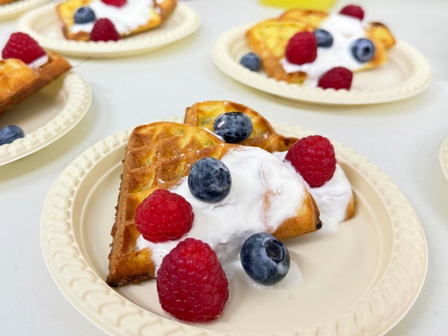 Wednesday Teatime Delight: A Cozy Afternoon with Freshly Made Waffles