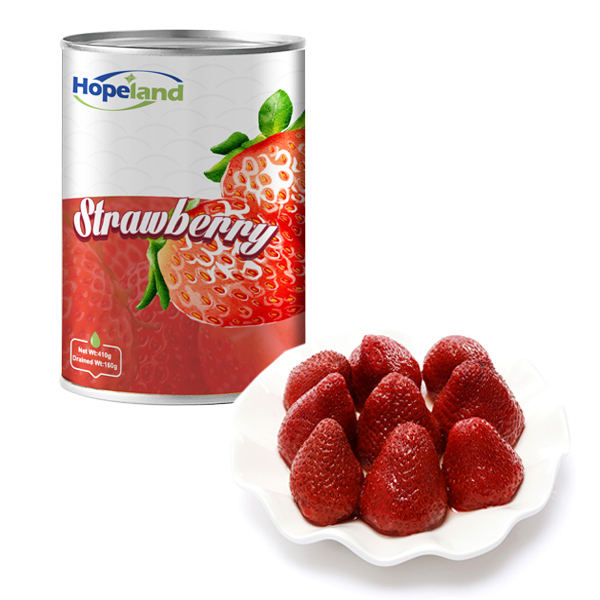 Canned Strawberries in Light Syrup