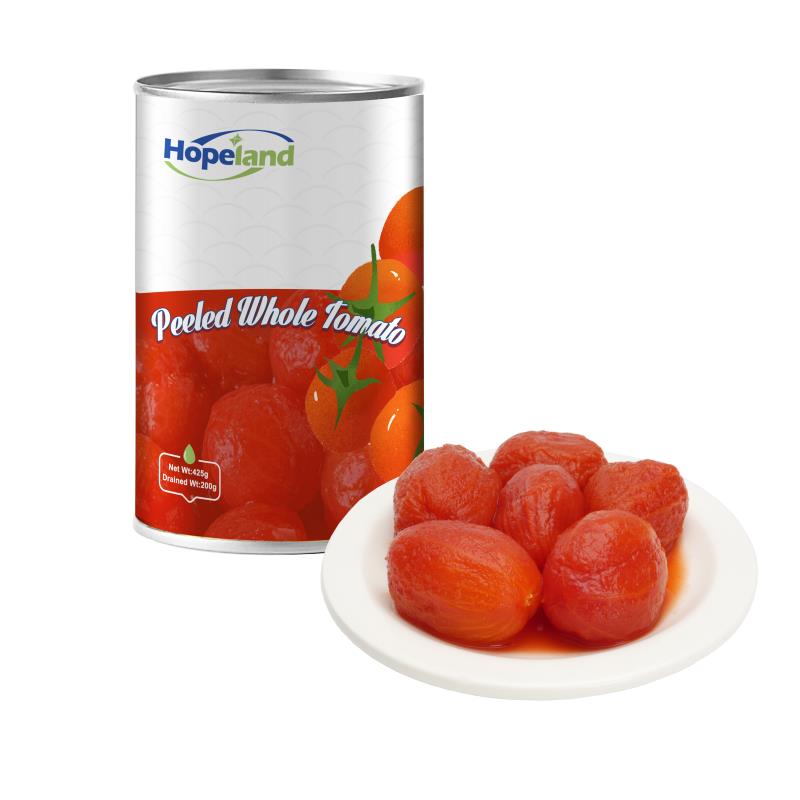 Pomidory obrane w puszce Pomidory obrane w puszce