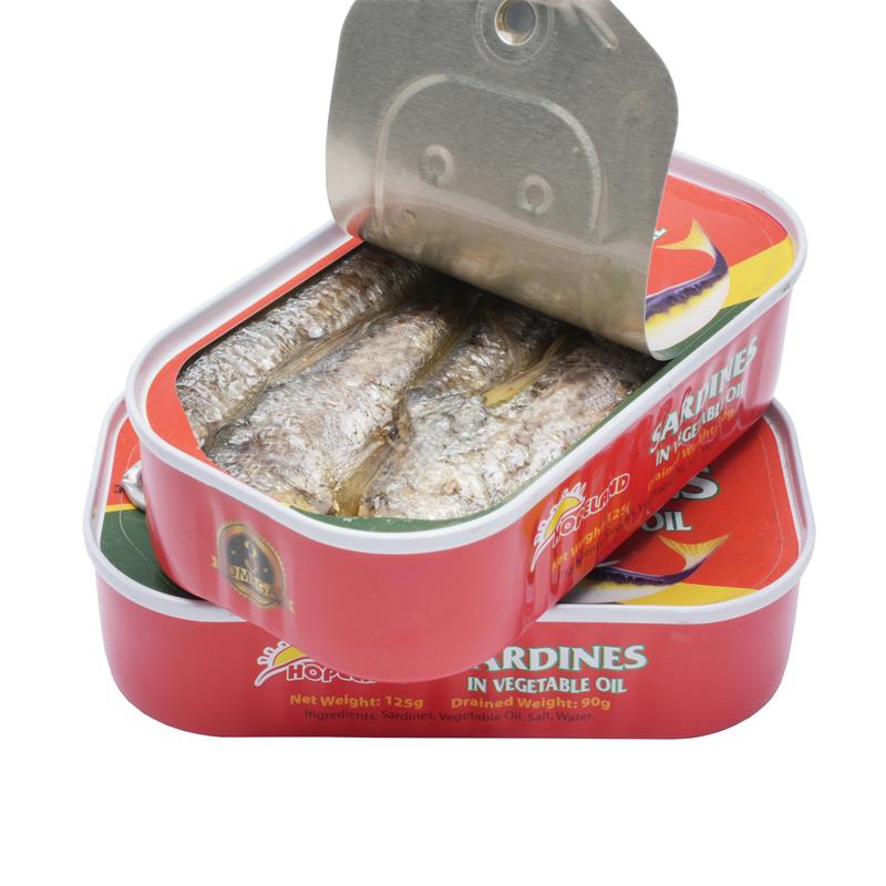 سردين معلب في زيت نباتي 125 غرام