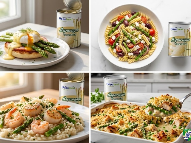 Hur garanterar all konserverad sparris hos Amoytop Foods färskhet, säkerhet och konsistens?