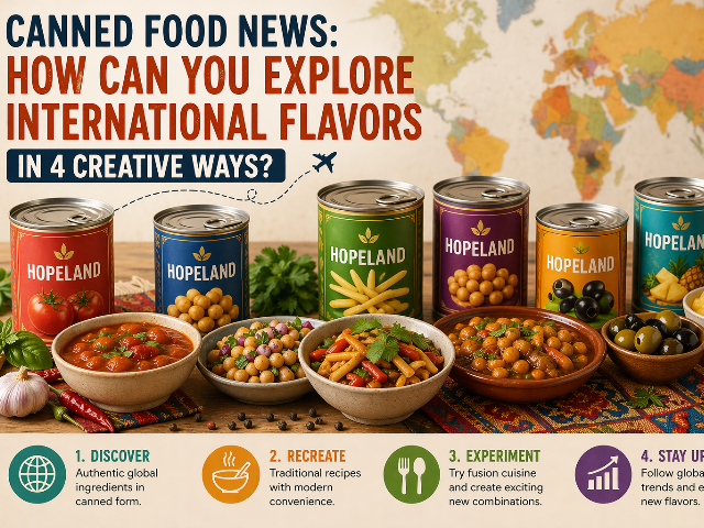 Canned Food News: How Can You Explore International Flavors in 4 Creative Ways?