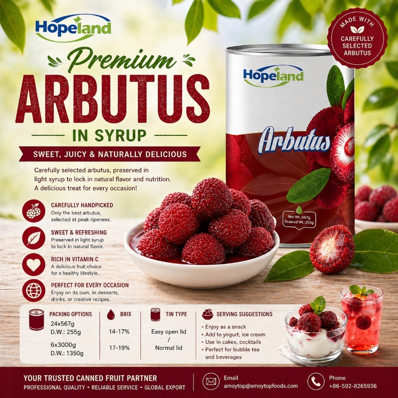 Canned Arbutus