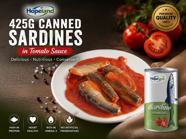 425g Canned Sardines in Tomato Sauce: Flavor, Nutrition, and Versatility 425g Canned Sardines in Tomato Sauce: Flavor, Nutrition, and Versatility