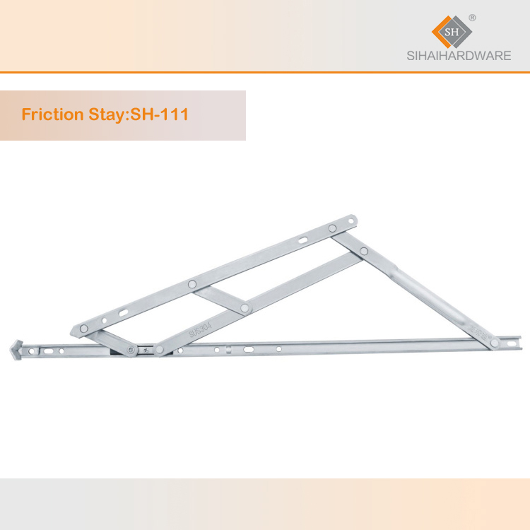 13.5mm 5-bar Top Hung Window Hinge Aluminium Top Hung Friction Hinges Friction Stay Hinges Heavy Duty