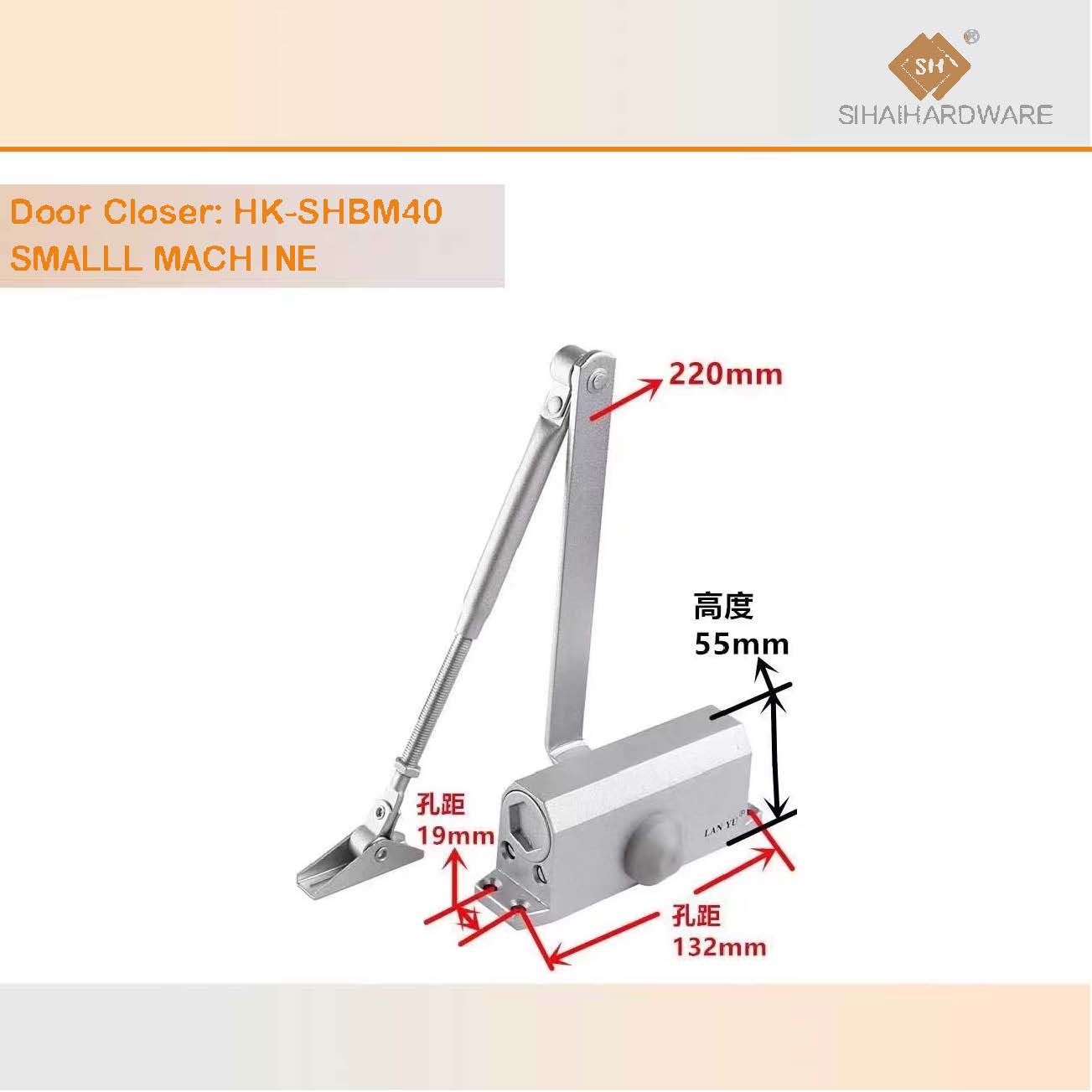 Supply Hydraulic Automatic Door Closer Wholesale Factory HONGKONG