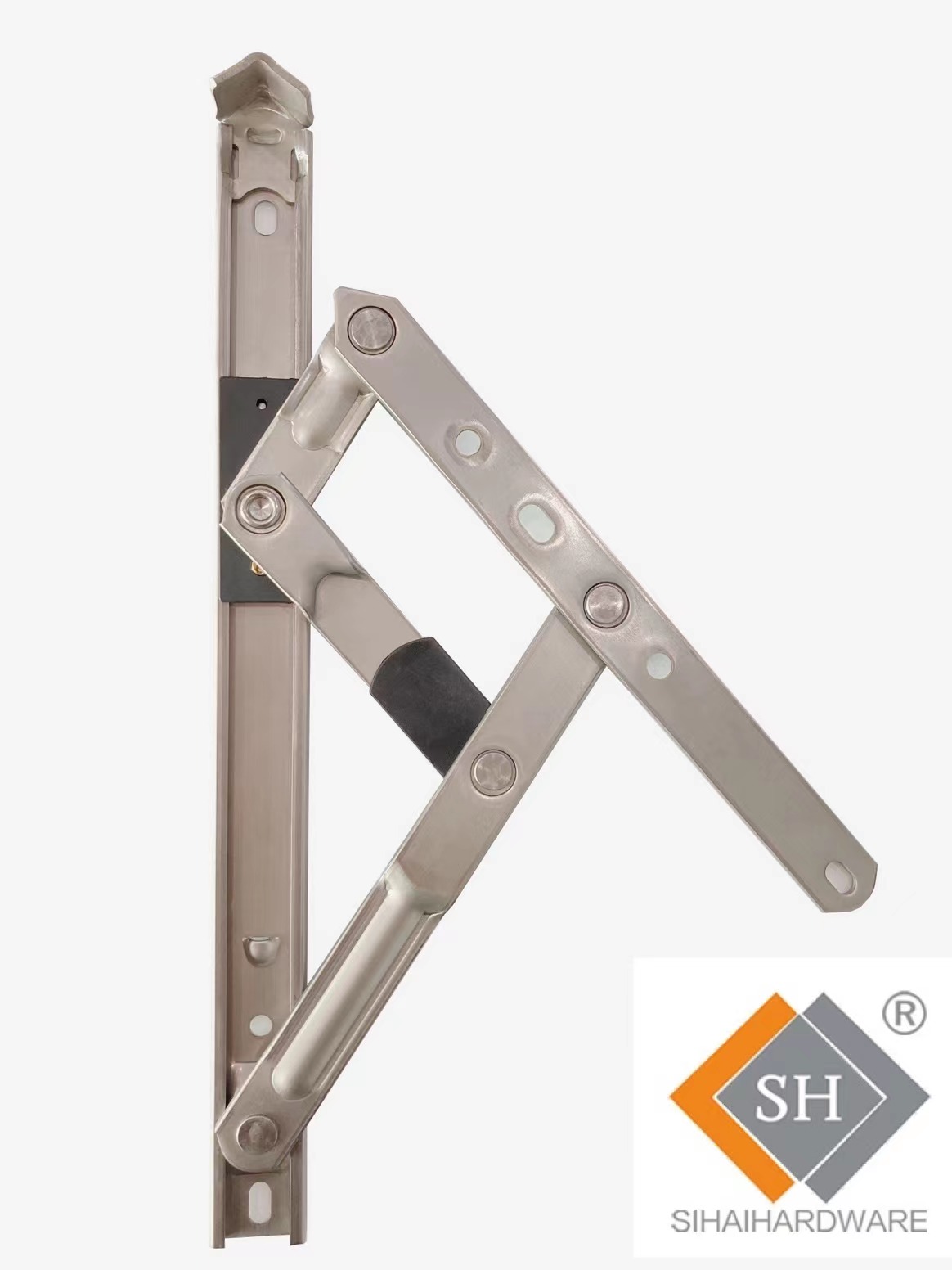 Kinlong Style Single Point Stainless Steel Friction Hinges 22mm Square Groove Friction Stay Hinges Heavy Duty Window Hardware Widnow Stay