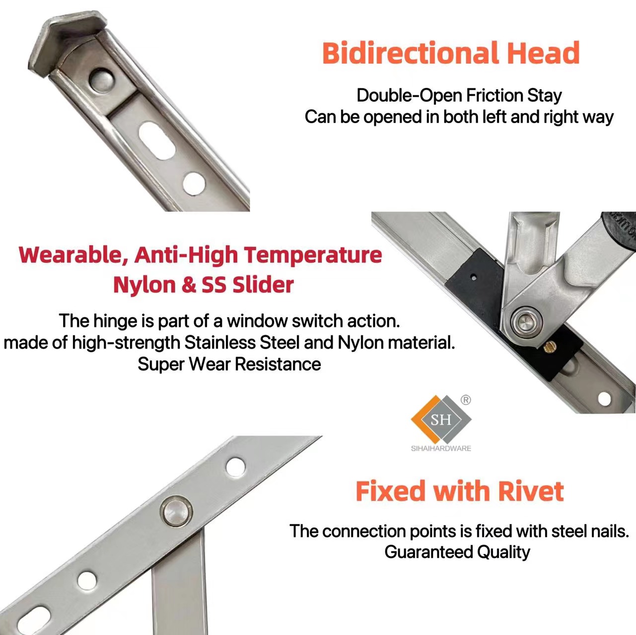 aluminium window hinge