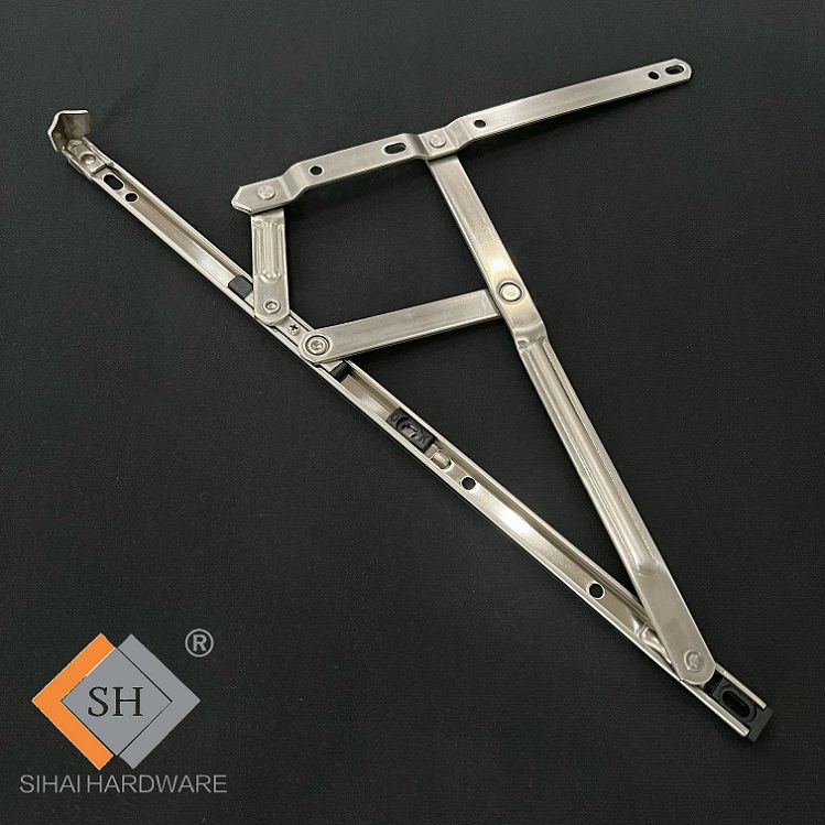 13.5mm Groove Heightened Casement Window Hinges HD Egress Hinges for UPVC Windows Side Hung Window Friction Stay