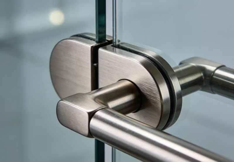 glass door handle