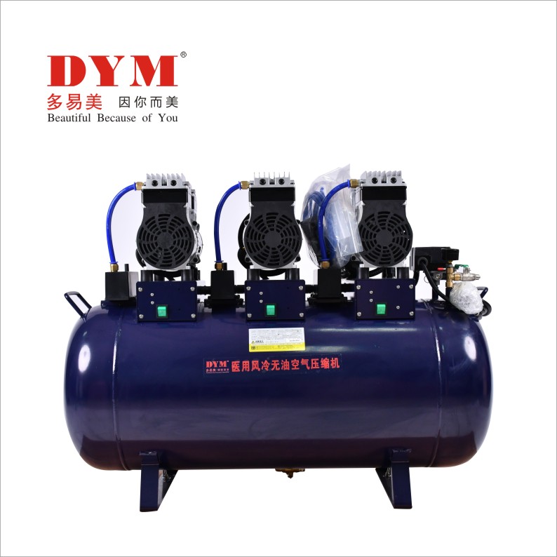 One for six silent big power oil-free air Compressor