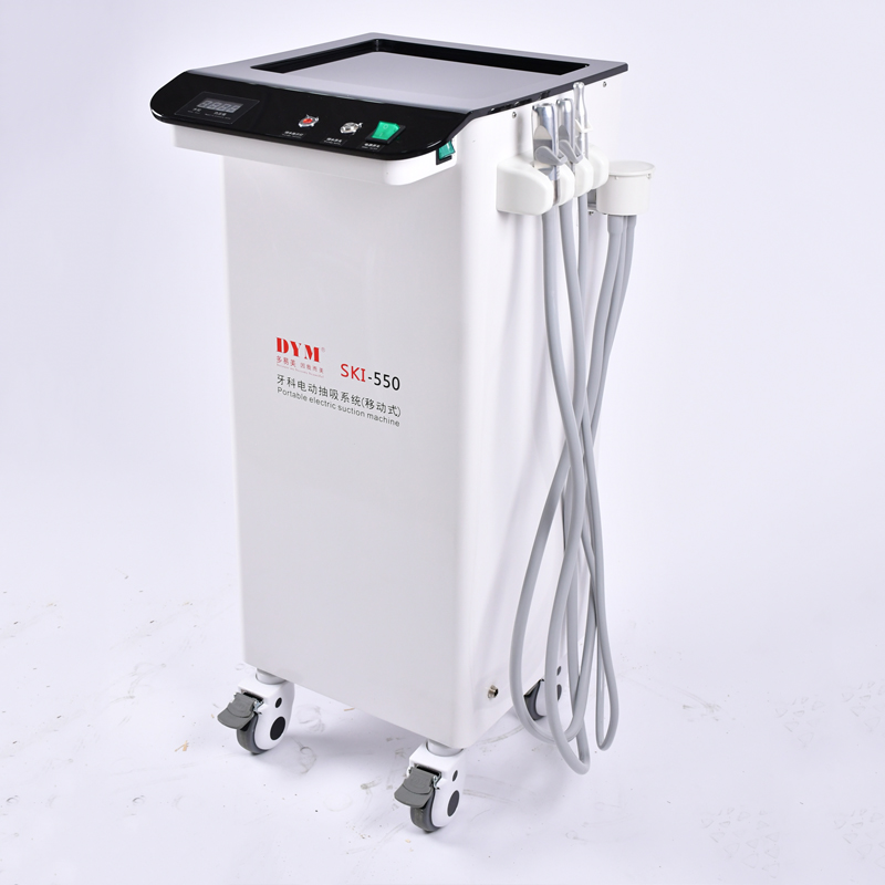 Portable medical low noise electric dental suction machine
