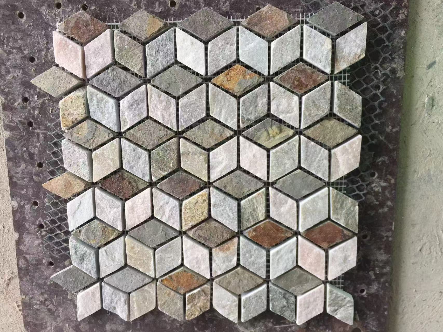 Roman Mosaic Patterns Wall Tile