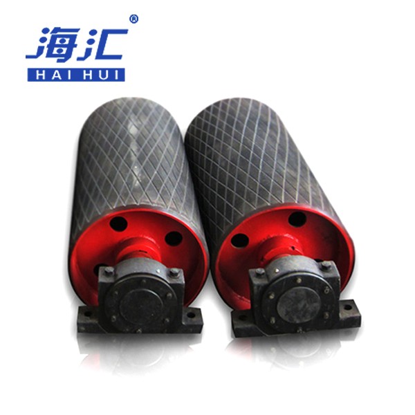 Supply Conveyor Belt Drive Rubber Coated Pulley Wholesale Factory
