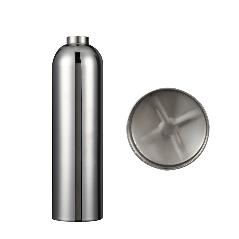 0.6KG Portable Polished Stainless Steel Empty Extinguisher Cylinder