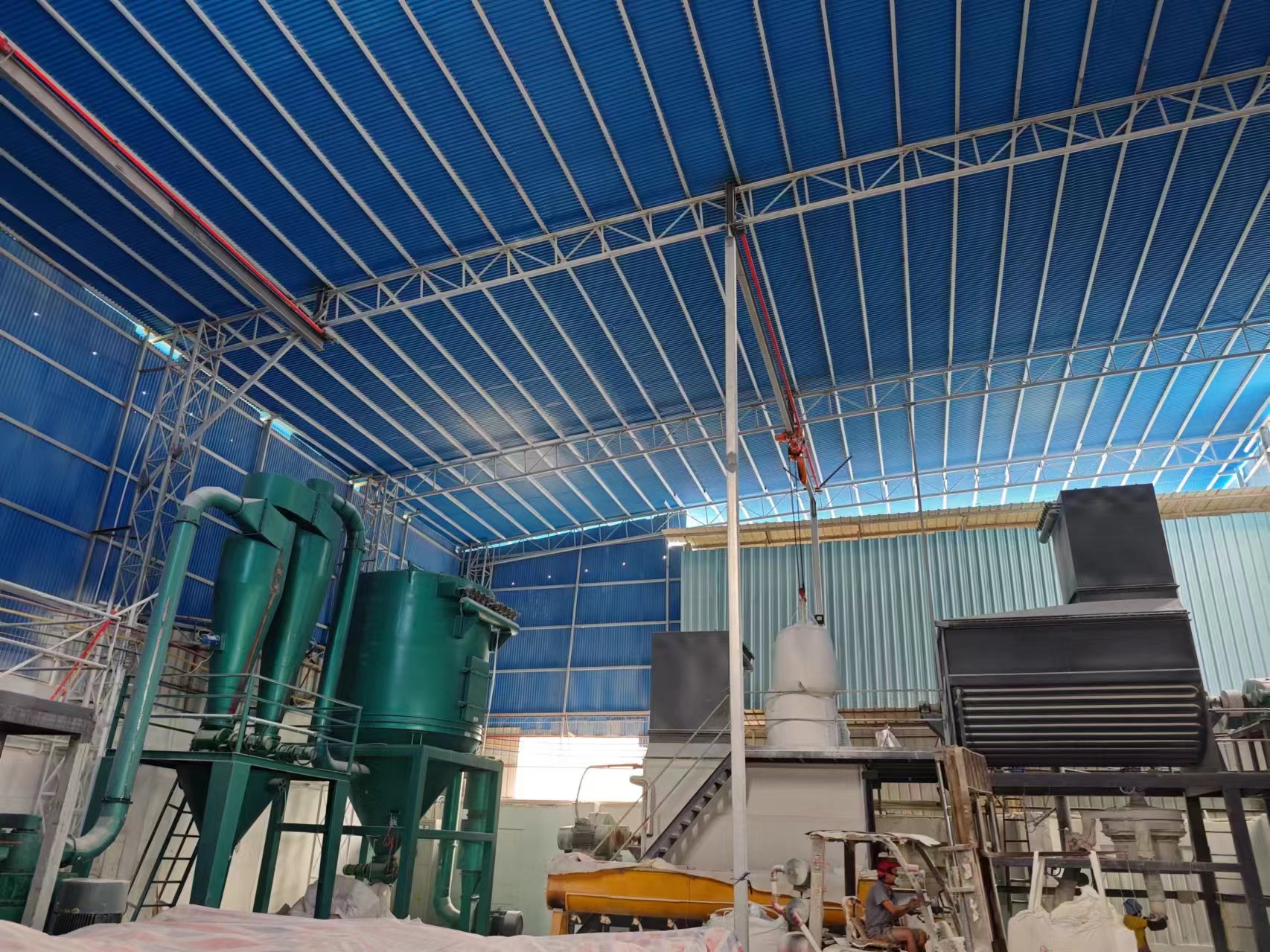 Production Process for the dry chemiacal powder