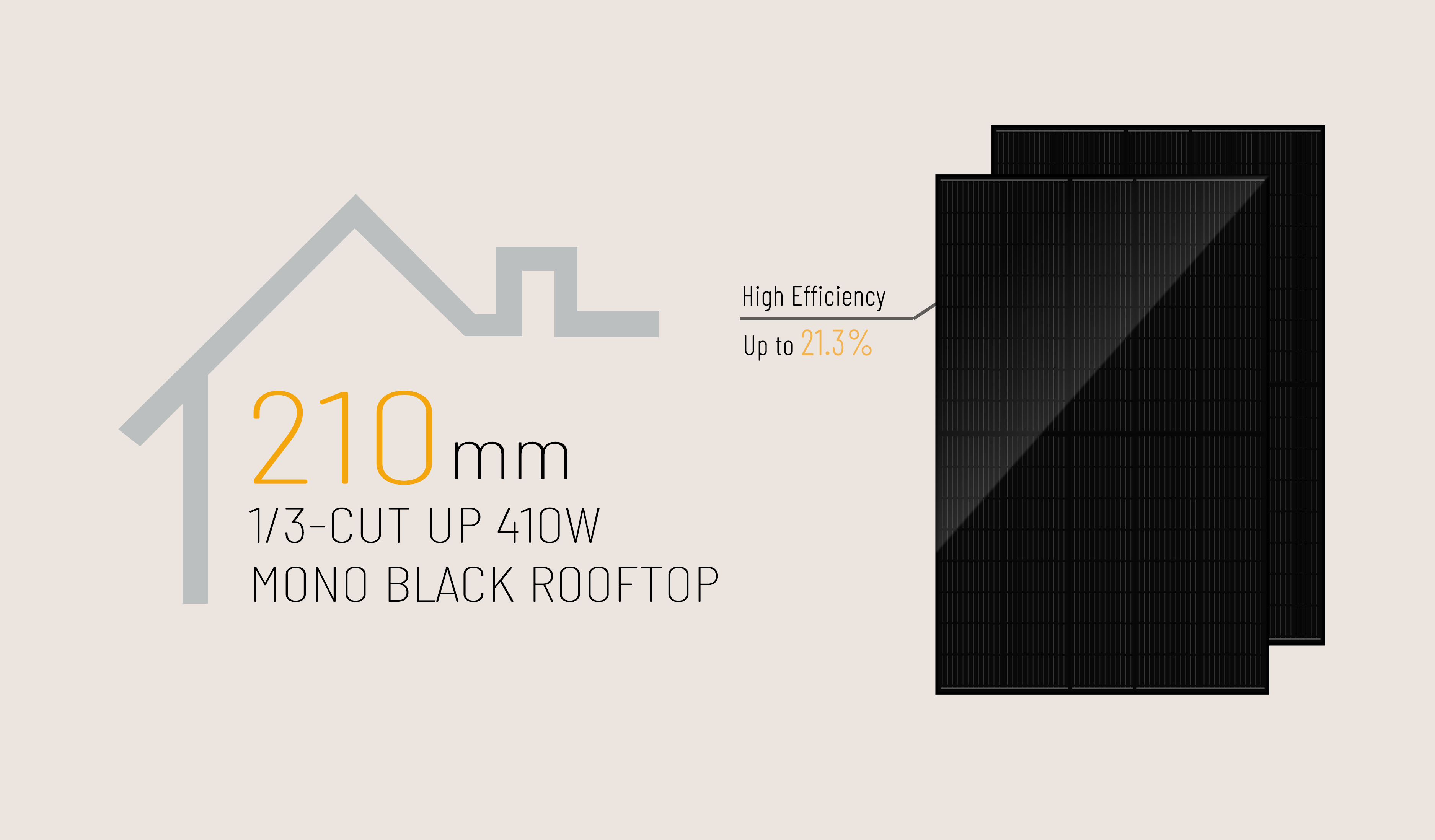 210mm PERC solar panel