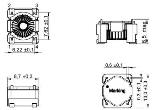 SMT Common Mode Line Filter