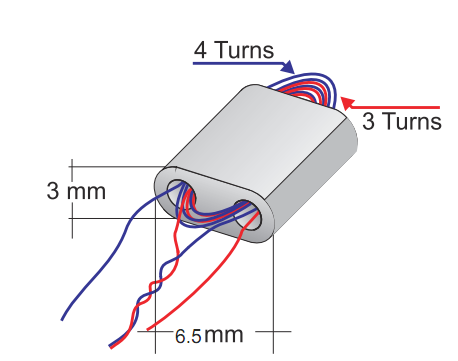 Through Hole EMI Ferrite Bead