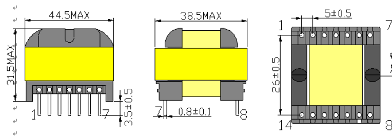 High Frequency Power Transformer