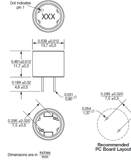 Radial Shielded Power Inductor