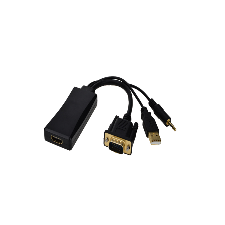 VGA M+Audio+Power To HDMI F