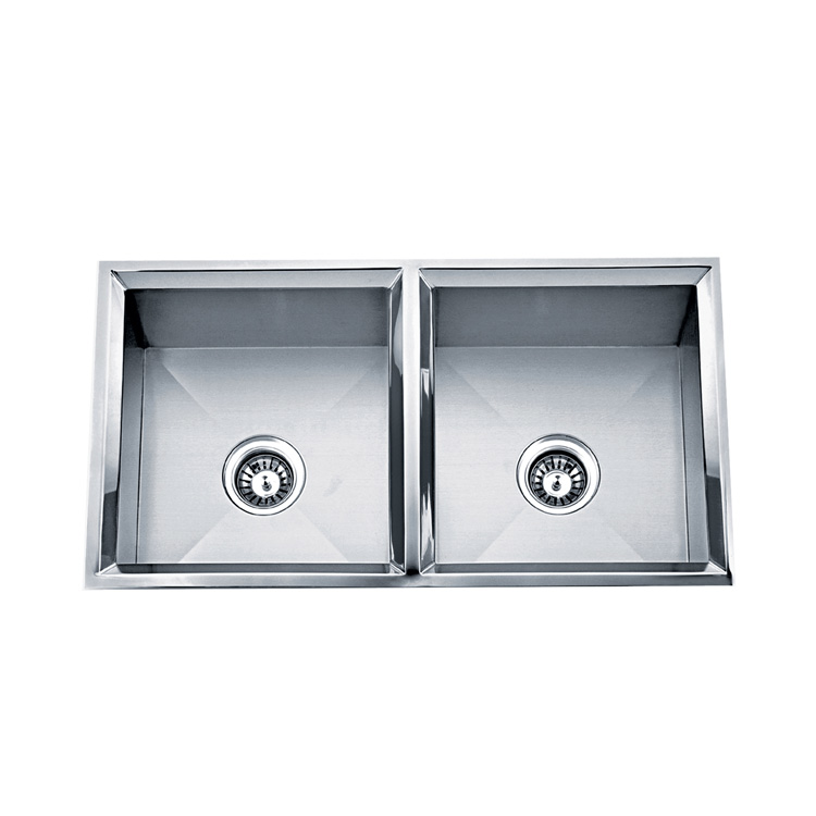 Double Bowls Kitchen Sink Stainless Steel 304