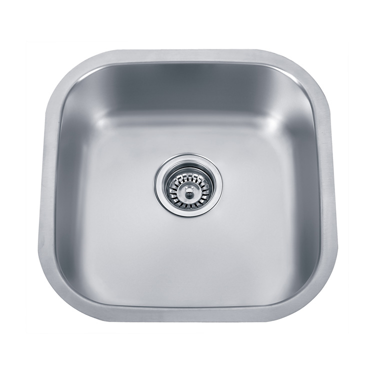 Single Bowls 304 Stainless Steel Press Sink
