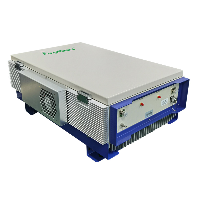 What is the radiation coverage of the cell phone signal booster?