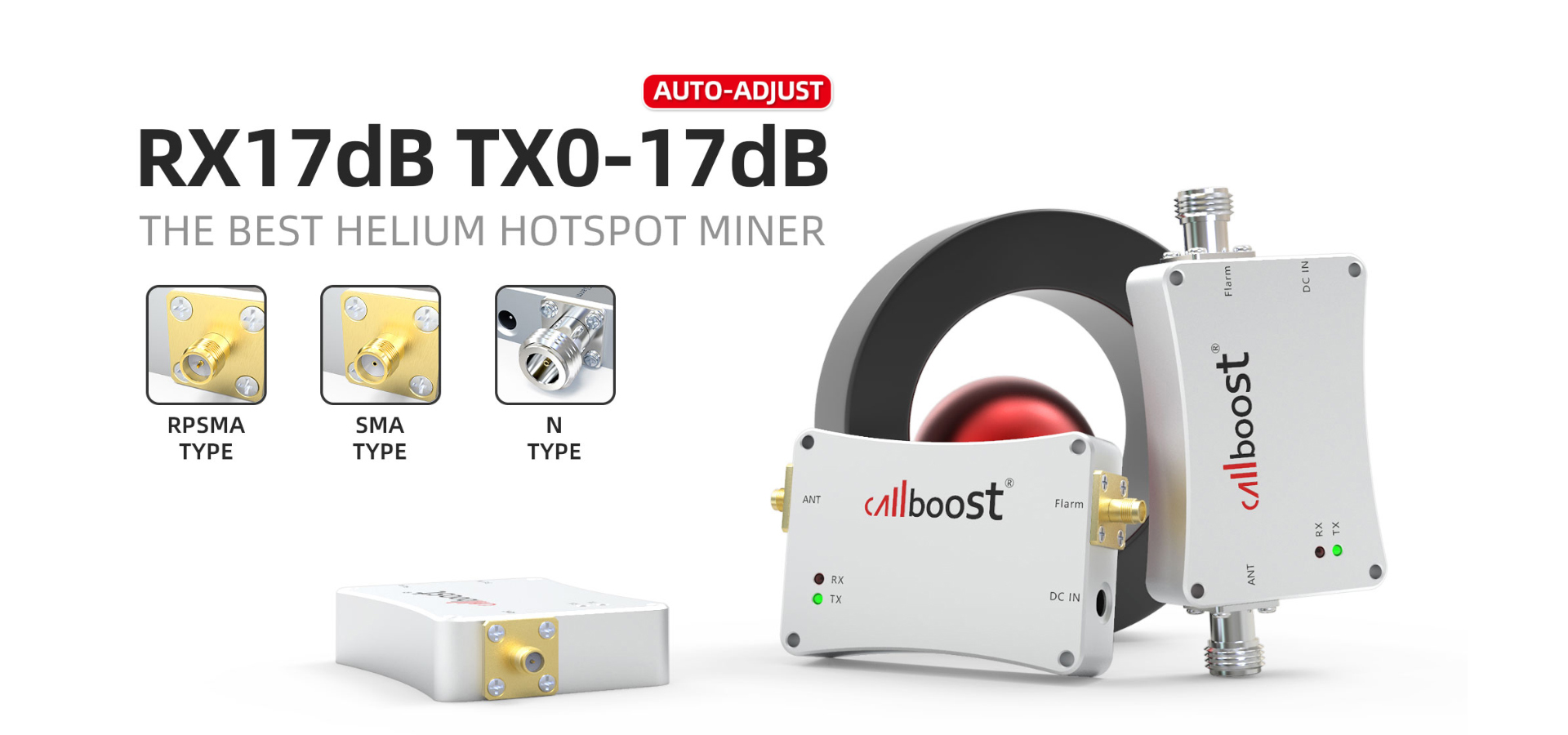 Callboost Lora Amplifier 868 MHz 915Mhz For Helium HNT Hotspot Network
