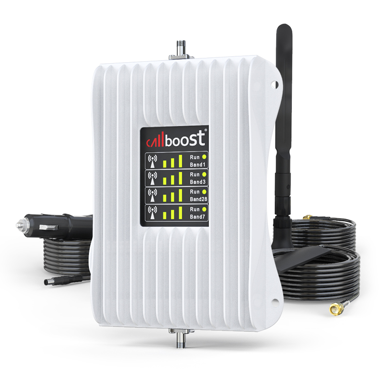 Callboost 23dBm 2g 3g 4g Four Band Car Signal Booster For Vehicles