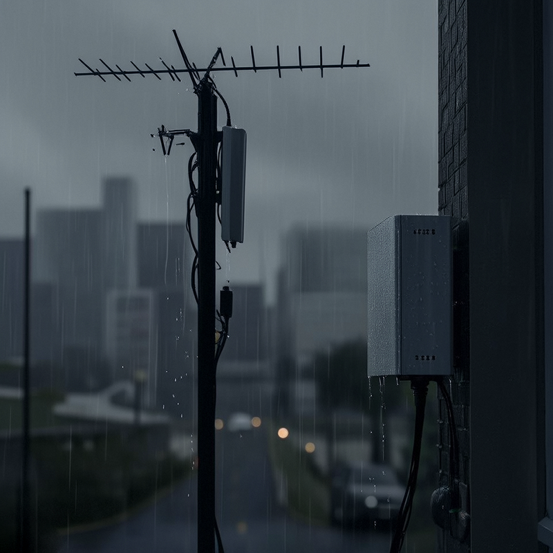 Waterproof cell phone signal repeater