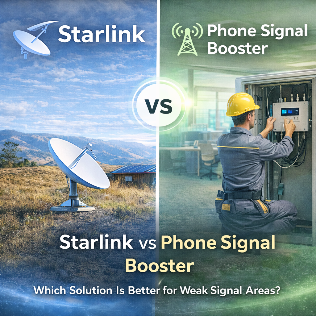 Starlink vs Phone Signal Booster: Which Solution Is Better for Weak Signal Areas?