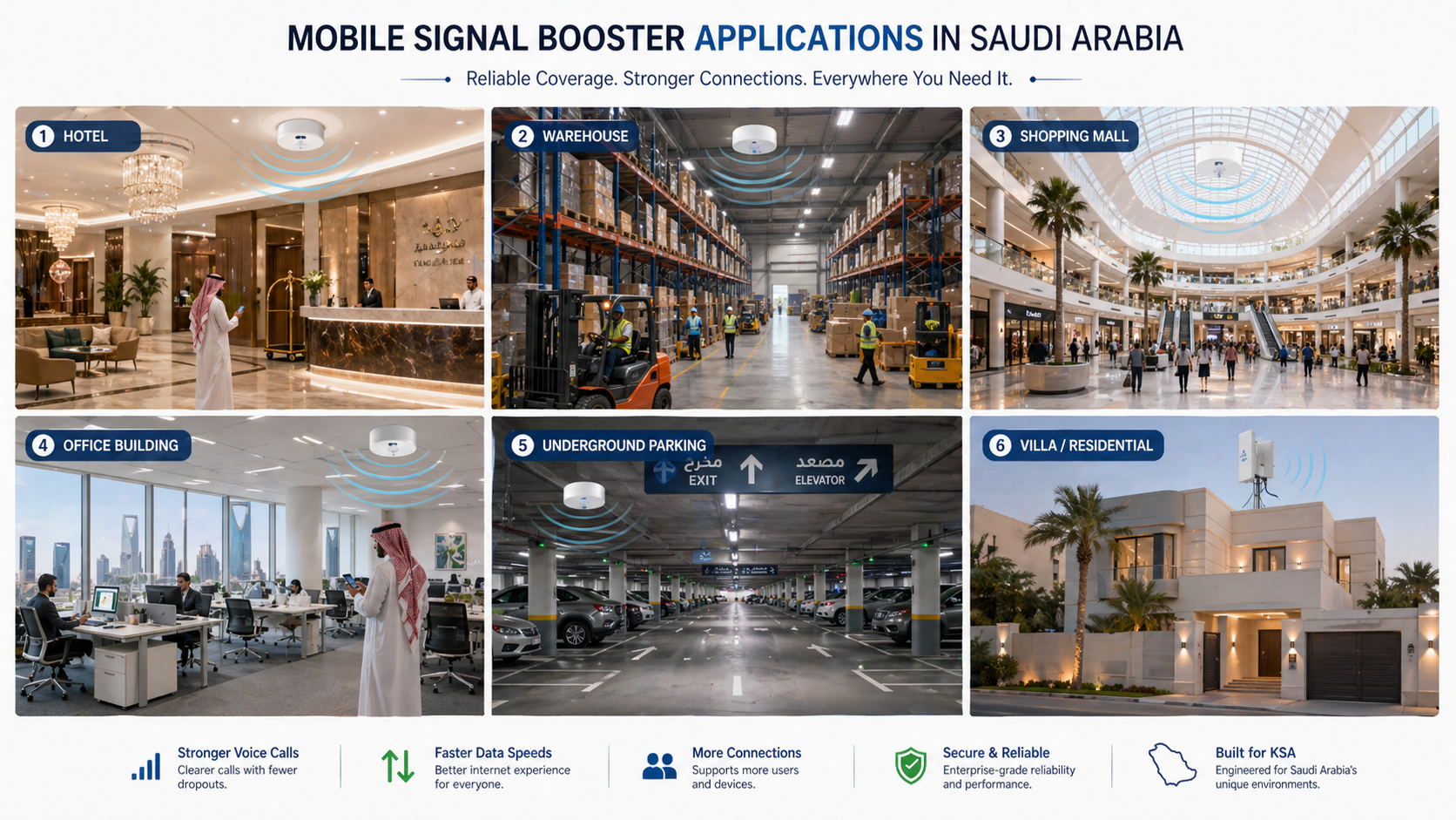 cell phone signal booster Saudi Arabia