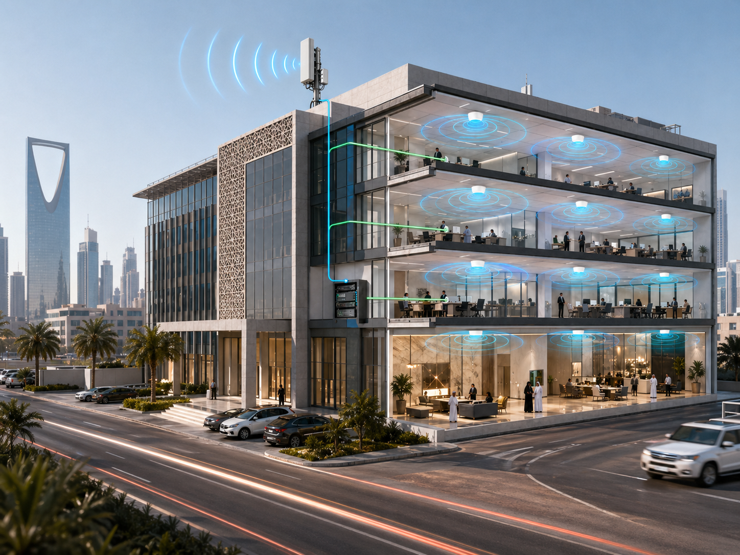 Custom 4G & 5G Mobile Signal Booster Solutions for Buildings in Saudi Arabia