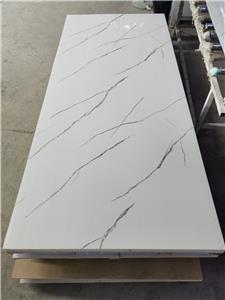 2.8mm 3mm White Marble Patterned Pvc Uv Marble Sheet Marble Wall Panel