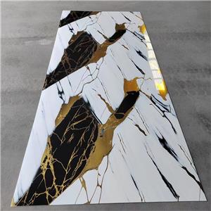 3mm Pvc Uv Panel Wall Boards 3d Uv Marble Sheet For Wall Decoration