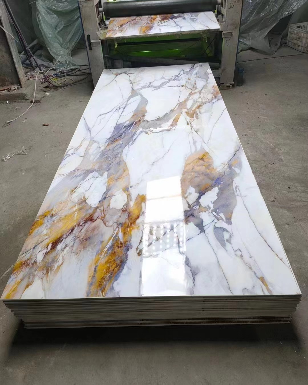 1220x2440mm 3mm 3d Printing Pvc Uv Marble Sheet