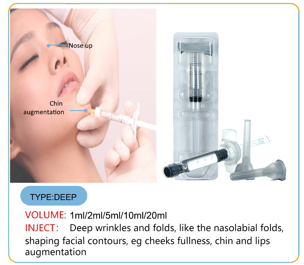 Supply Safe Injectable Hyaluronic Acid For Lip Face Dermal Filler