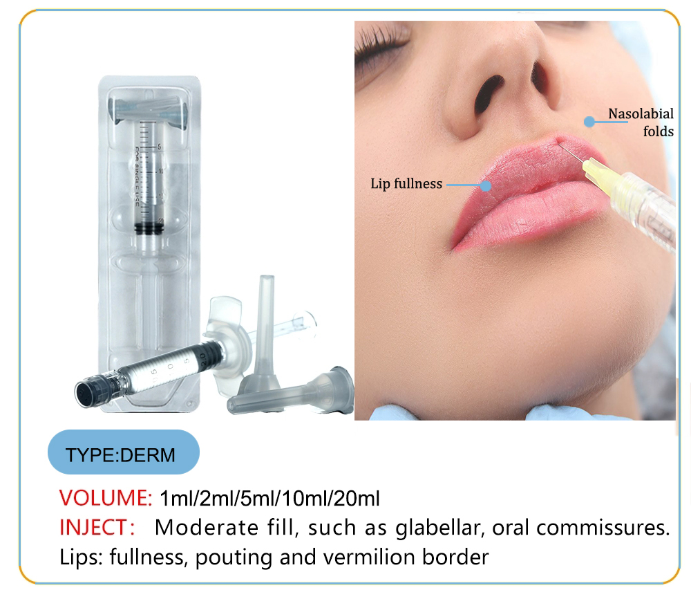 Supply Safe Injectable Hyaluronic Acid For Lip Face Dermal Filler