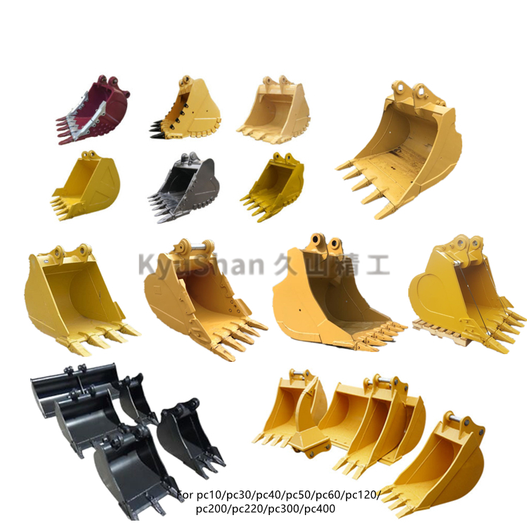 Komatsu Excavator Buckets pc100 pc120 pc200 pc220 pc300