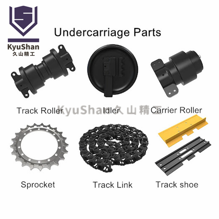 komatsu excavator undercarriage parts